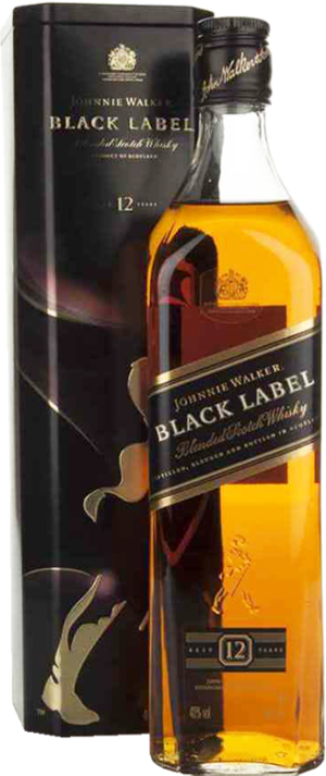 J. Walker Black Label Metall Box  0.7L