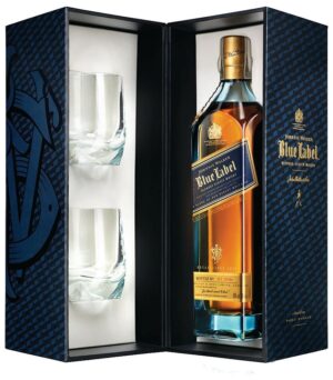 J. Walker Blue Label VAP (с двумя стаканами) 0.75L